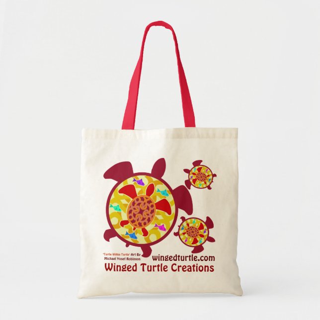 Tortue dans des sacs de toile de tortue (Devant)