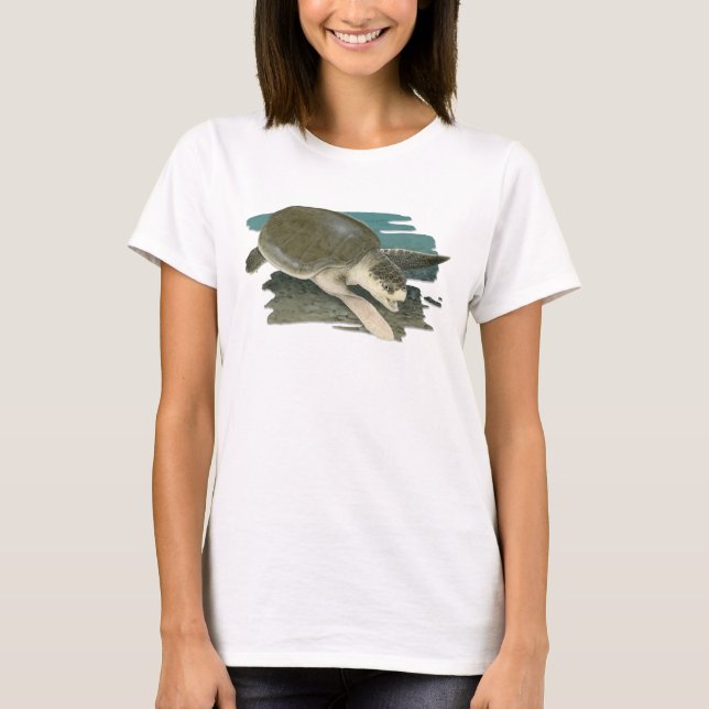 Tortue de mer de Ridley de Kemp dans le T-shirt (Devant)