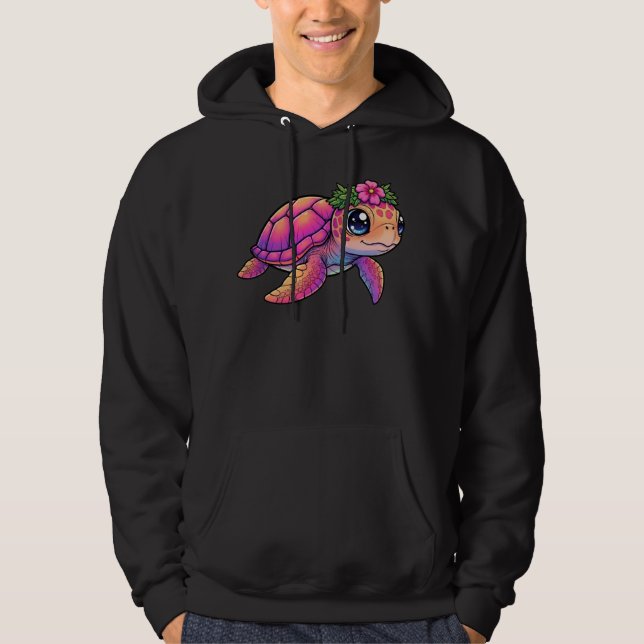 Tortue de mer Pullover Adulte (Devant)