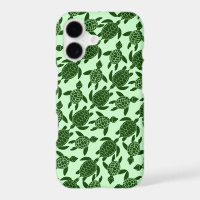 Tortue de mer verte motif joli animal