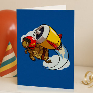 Tortue de vol de casse-cou avec une bande dessinée