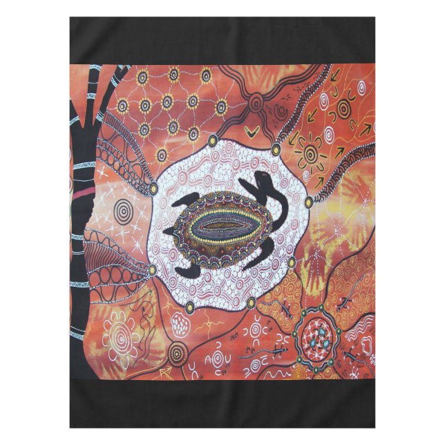 Tortue Dream Art autochtone Nappe (Devant)