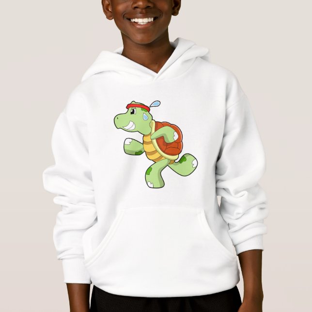 Tortue en tant que coureur (Devant)