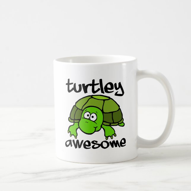 Tortue Extrêmement Drôle Mug (Droite)