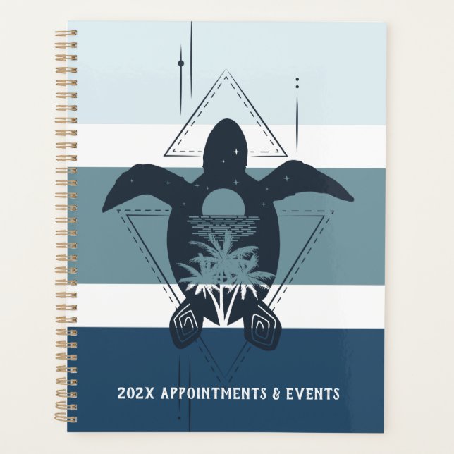 Tortue géométrique moderne Personnalisée (Devant)