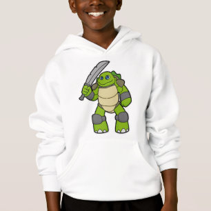 Tortue guerrière avec épée