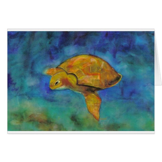 Tortue marine par Paula Atwell (Devant horizontal)