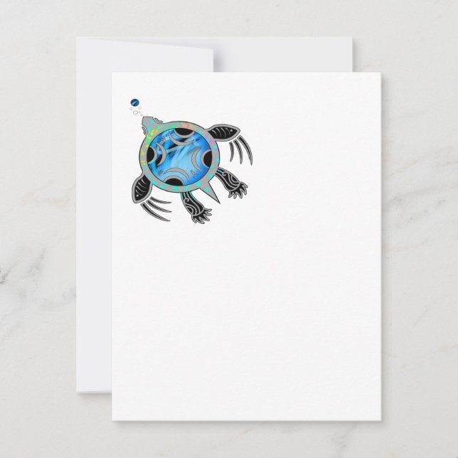 Tortue marine peinte (Devant)