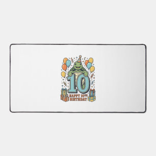 Tortue mignonne Conception de fête vintage pour 10