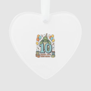 Tortue mignonne Conception de fête vintage pour 10