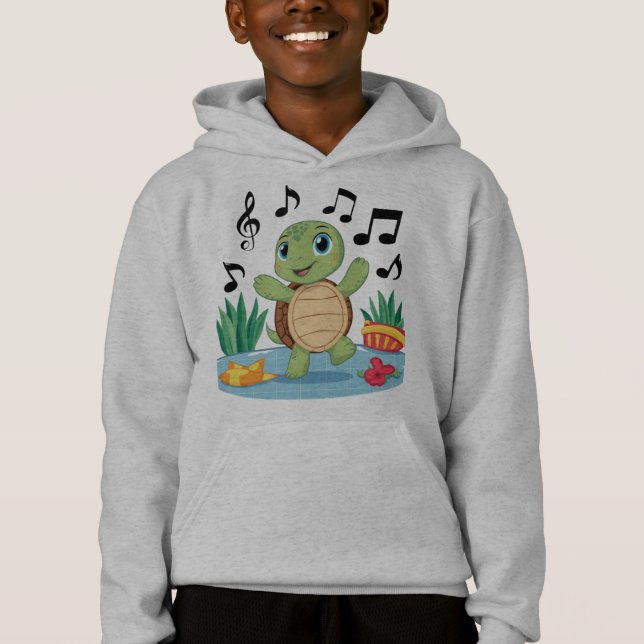 Tortue musicale près de l'étang (Devant)