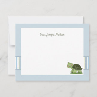 Tortue - Papier à lettres personnalisé / Carte pou