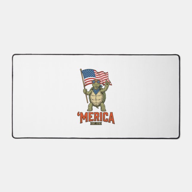 Tortue Patriotique ‘Merica Vintage Vector (Recto)