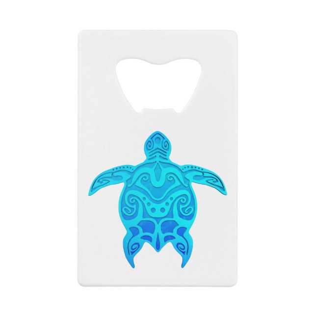 Tortue tribale bleue (Devant)
