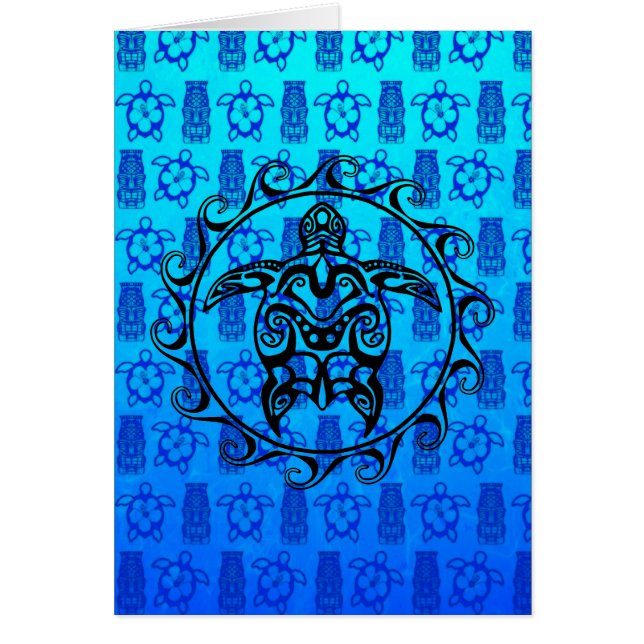 Tortue tribale noire (Devant)