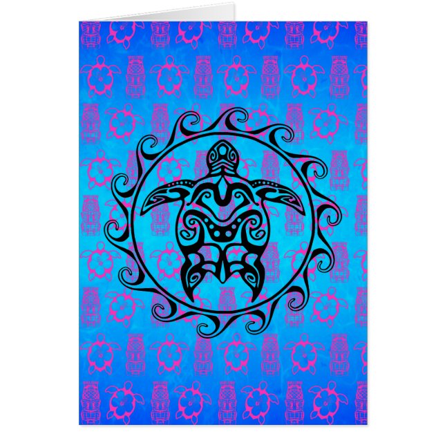 Tortue tribale noire (Devant)