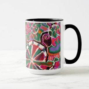 Tortues aux couleurs vives Mug classique, 15 oz