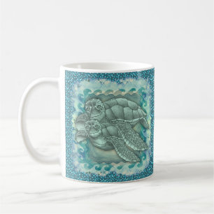Tortues de mer paisibles mug