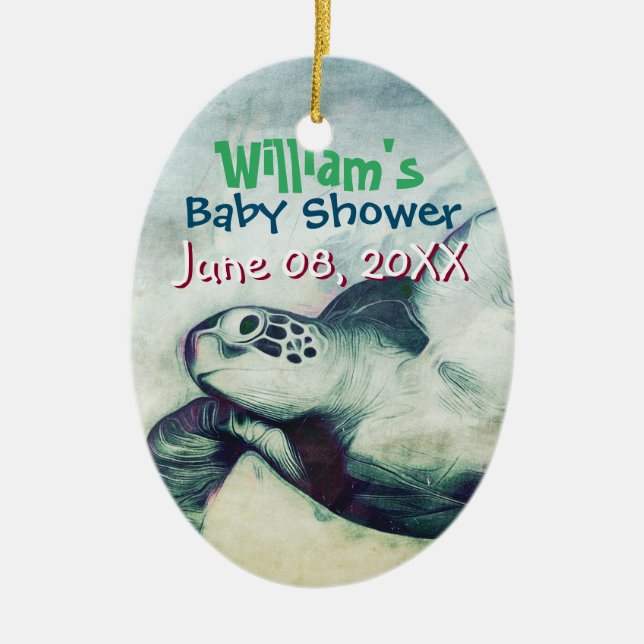 Tortues de mer vertes | Ornement (Devant)