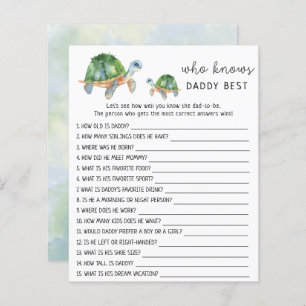 Tortues marines - Qui connaît le mieux DADDY