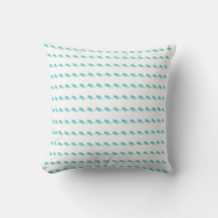 tortues minuscules turquoise /aqua sur COUSSIN bla