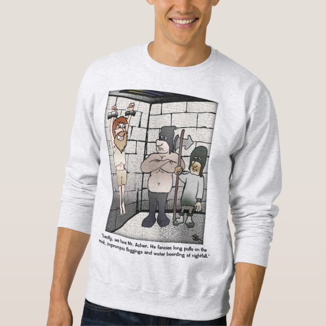 Torture Sweatshirt des cendres masculins (Devant)