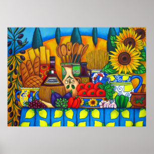 Toscane Delights Imprimer, Poster de valeur 33x24