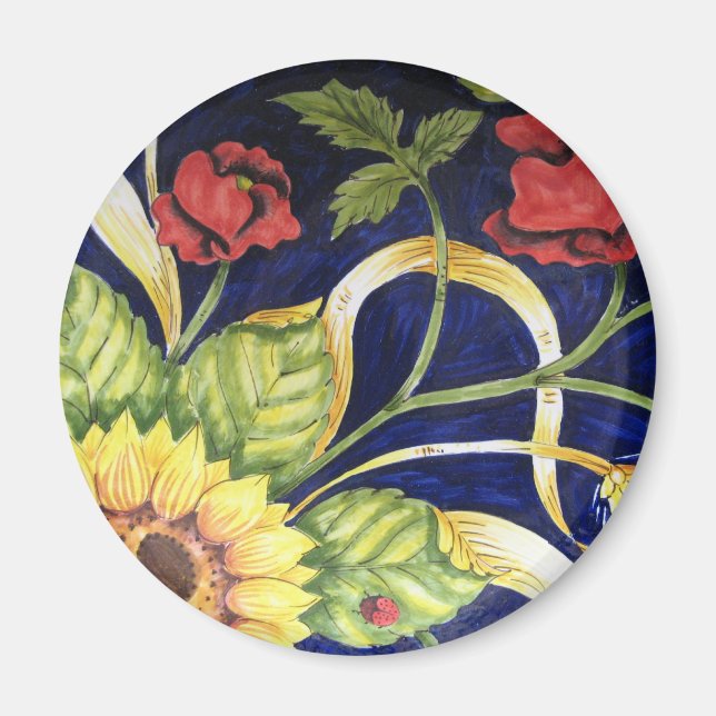 Toscane Fleurs 2 MAGNET (Devant)