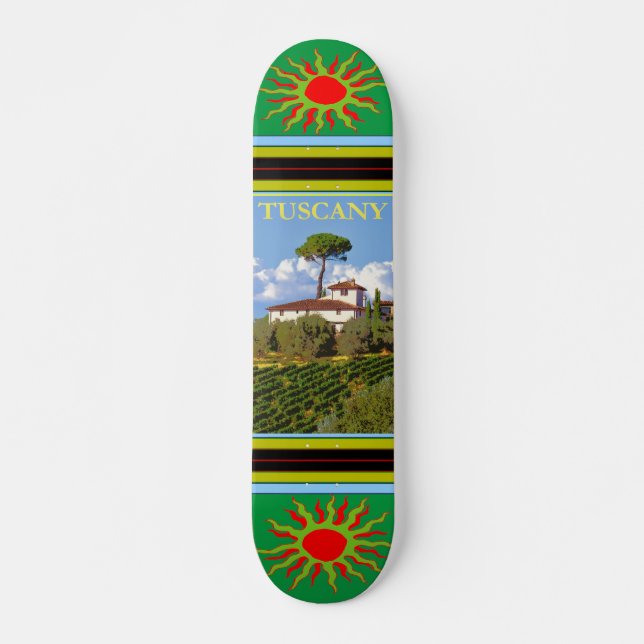 Toscane Italie Poster Skateboard (Devant)