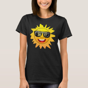 total éclipse solaire 2017 design de t-shirt hipst