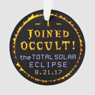 Total Éclipse Solaire Août 21 2017 Drôle Occulte