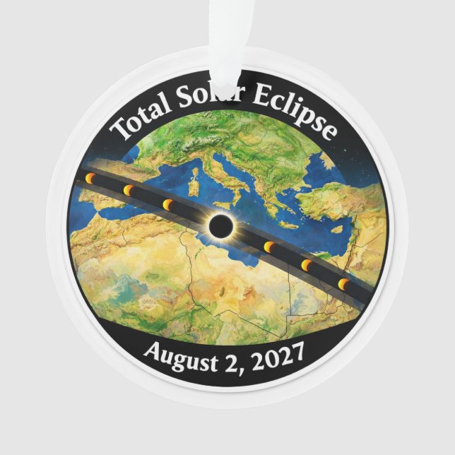 Total Solar Eclipse 2027 Map (devant)