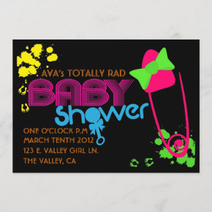 TOTALEMENT BÉBÉ (années 80) INVITATION