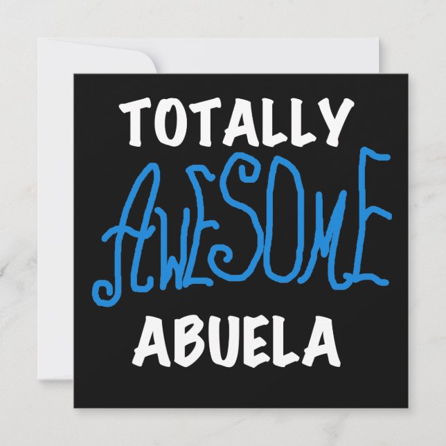 Totalement génial Abuela Blue Tshirts et cadeaux (Devant)