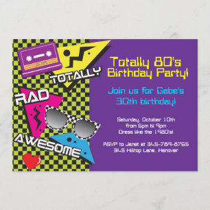 Totalement invitations de fête d'anniversaire de