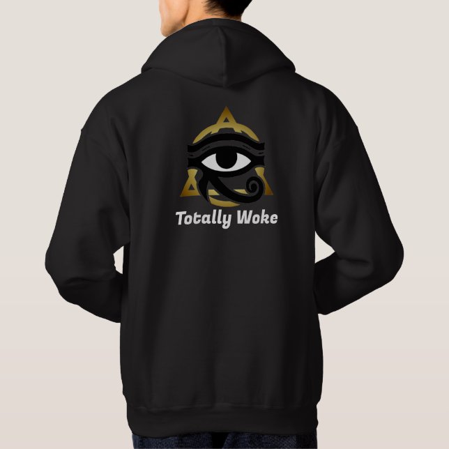 Totalement Woke Logo Sweat - shirt à capuche Pour  (Dos)