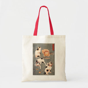 Tote Bag た と え の 内(上), Chats japonais (1), Kuniyoshi, Ukiyo