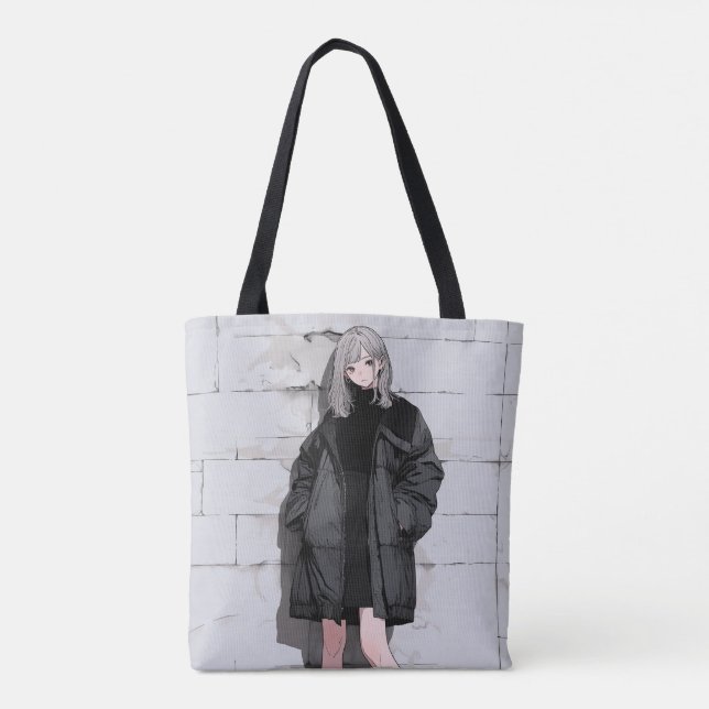 Tote Bag リバーシブル・トートバック｜寿司娘 GenerativeAI (Dos)