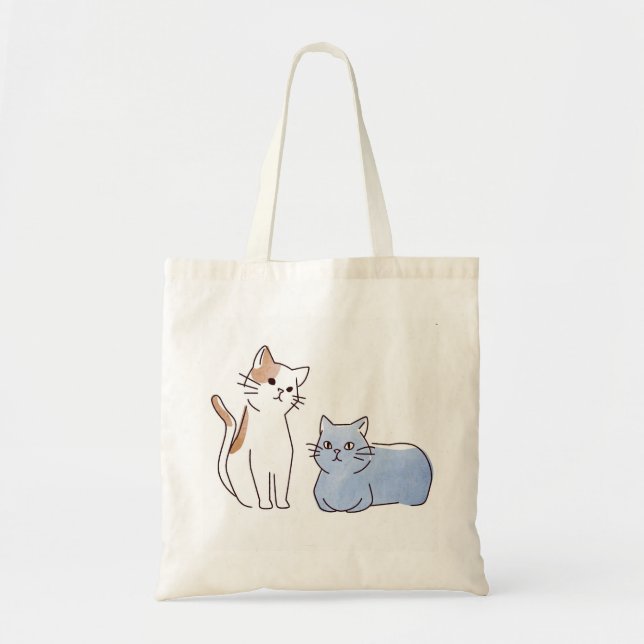 TOTE BAG 二匹の猫 (Devant)