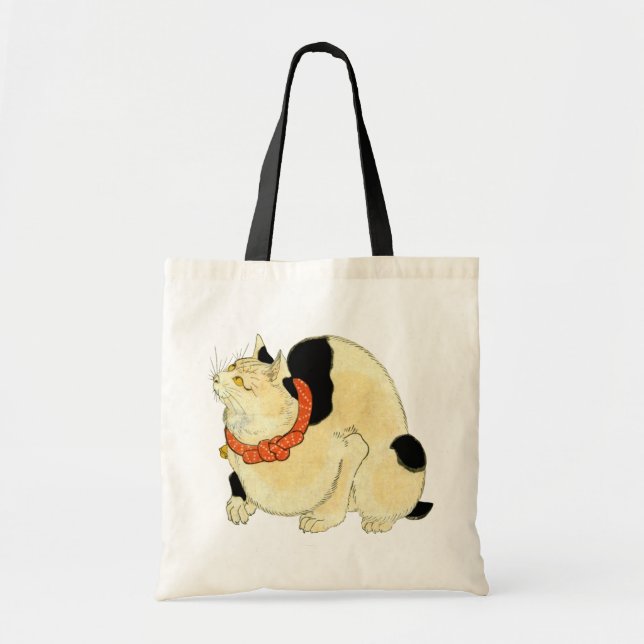 Tote Bag 日本猫, chat japonais de 国芳, Kuniyoshi, Ukiyo-e (Devant)