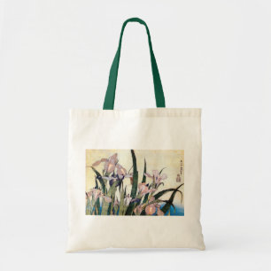 Tote Bag 杜 若 と き り ぎ り, Iris et Grasshopper, Hokusai