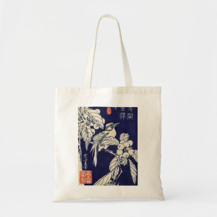 Tote Bag 枇 杷 に 鳥, 広 Oiseau et Loquat, Hiroshige, Ukiyo-e,