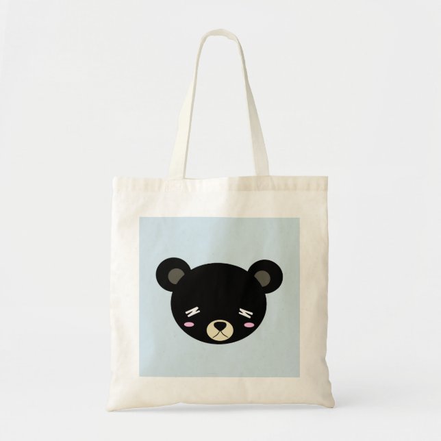 TOTE BAG 眠いクマ　-　かわいいトートバッグ (Devant)