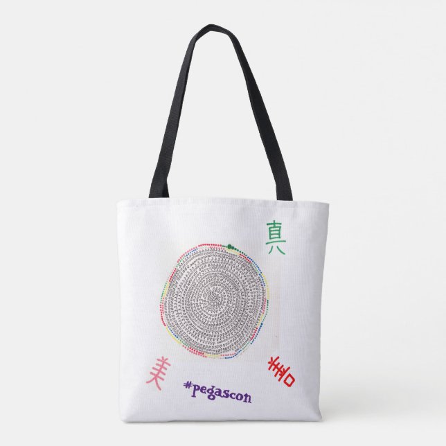 TOTE BAG ３つの大切な要素と「縁結曼荼羅」 (Dos)