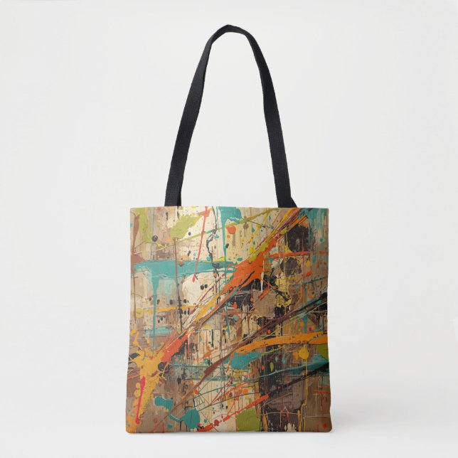 Tote Bag 001_Éclaboussure de peinture (Devant)