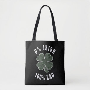 Tote Bag 0 Irlandais 100 Loa Shamrock