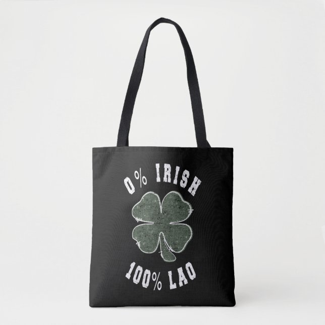 Tote Bag 0 Irlandais 100 Loa Shamrock (Devant)