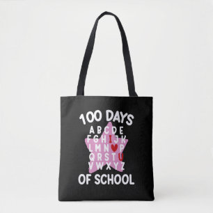 Tote Bag 100 Jours D'Alphabet Scolaire 100E Jour Enseignant