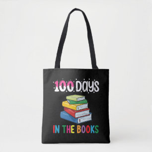 Tote Bag 100 jours dans les livres bibliothécaire de lectur