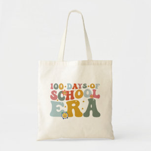 Tote Bag 100 jours d'école ère groovy enseignant enfants